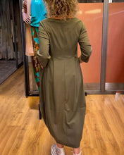 Φόρτωση εικόνας στο εργαλείο προβολής Συλλογής, Φόρεμα με μανίκια 2/3 με στρογγυλή λαιμόκοψη
